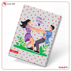 دفتر کلاسیک طلقی 80 برگ کد 68