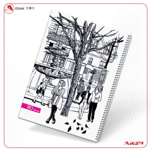 دفتر کلاسیک طلقی 80 برگ کد 191