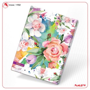 دفتر کلاسیک طلقی رحلی 100 برگ کد 192